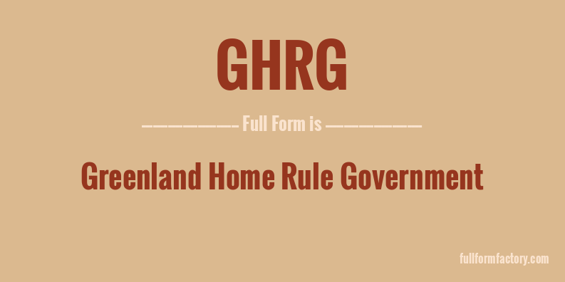 ghrg-full-form