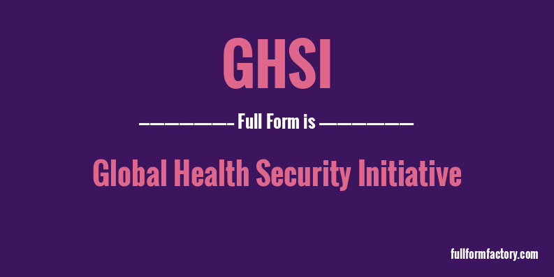 ghsi-full-form