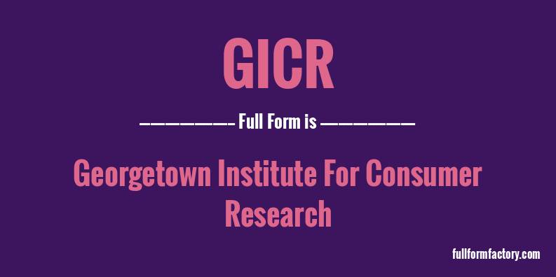 gicr-full-form