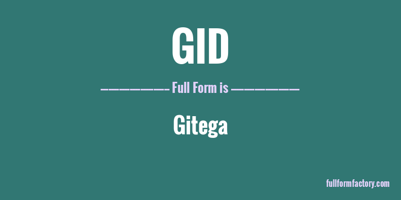 gid-full-form