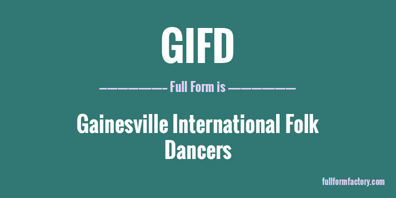 gifd-full-form