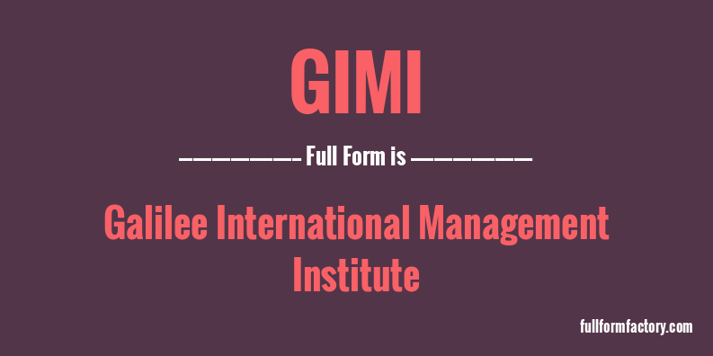 gimi-full-form