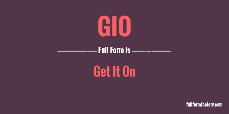gio-full-form
