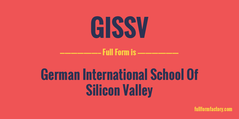 gissv-full-form