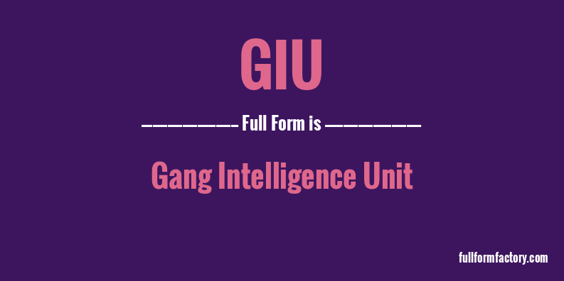 giu-full-form
