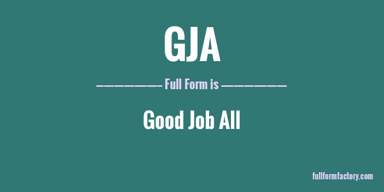 gja-full-form