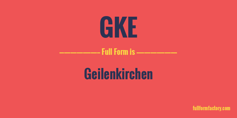 gke-full-form