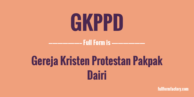 gkppd-full-form