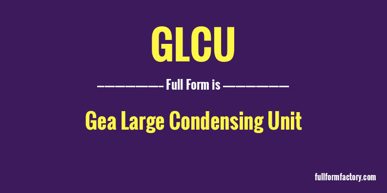 glcu-full-form