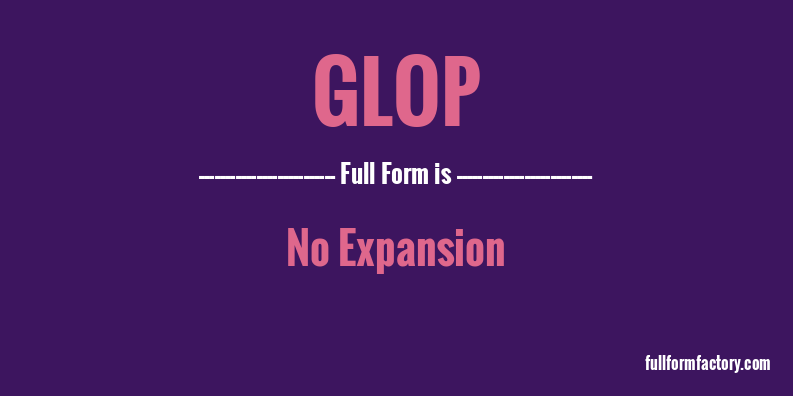 glop-full-form