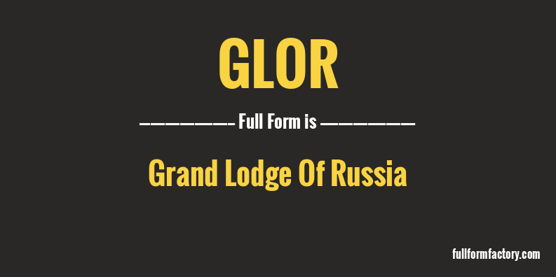 glor-full-form