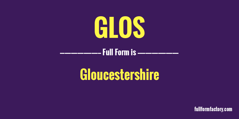 glos-full-form