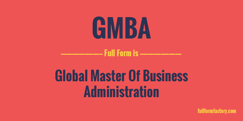 gmba-full-form