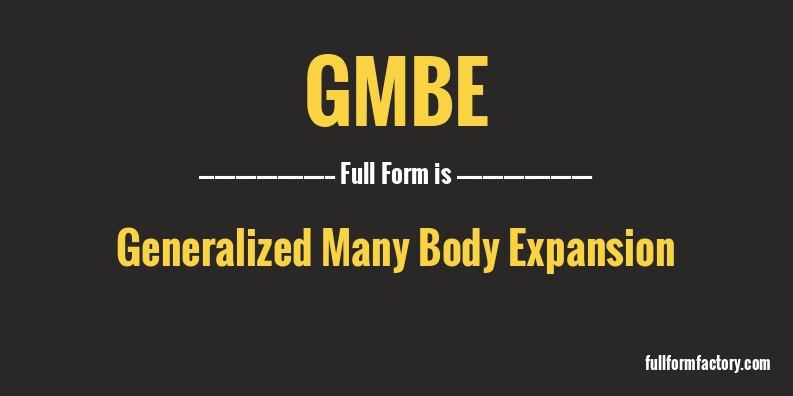 gmbe-full-form