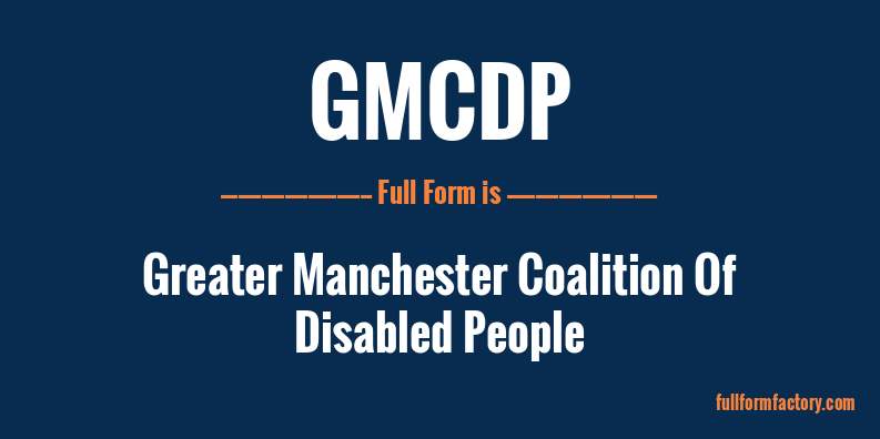 gmcdp-full-form