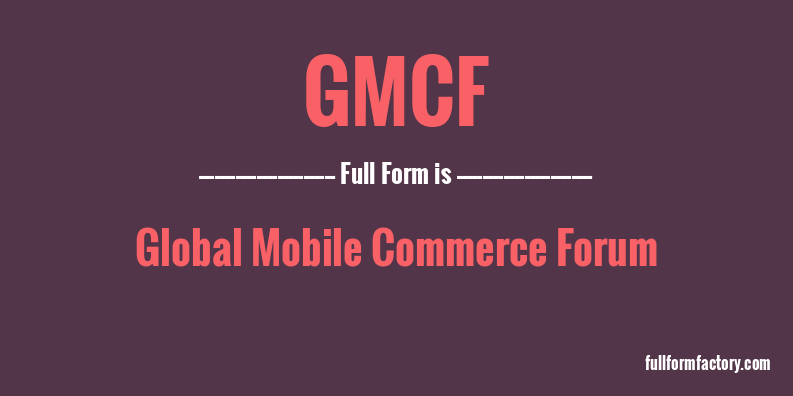gmcf-full-form