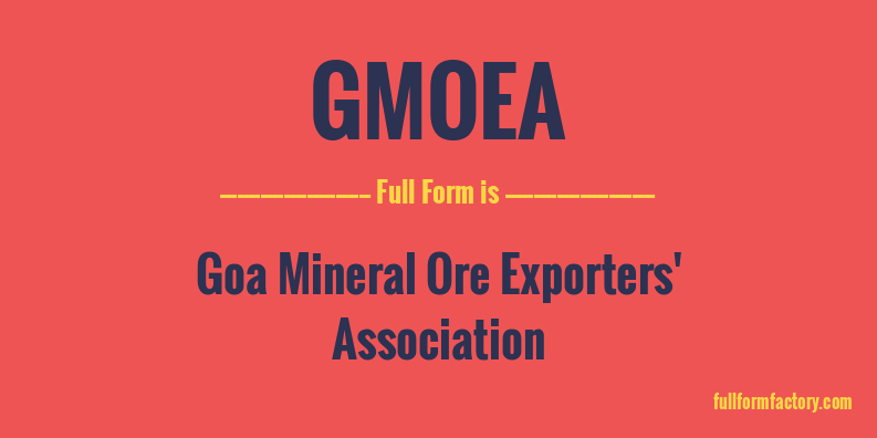gmoea-full-form