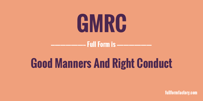 gmrc-full-form