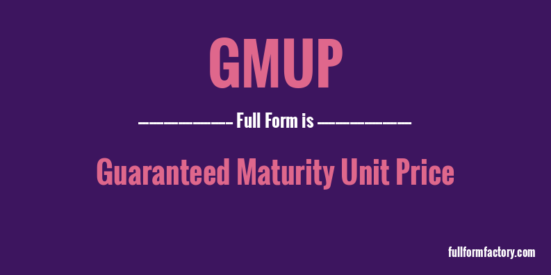 gmup-full-form