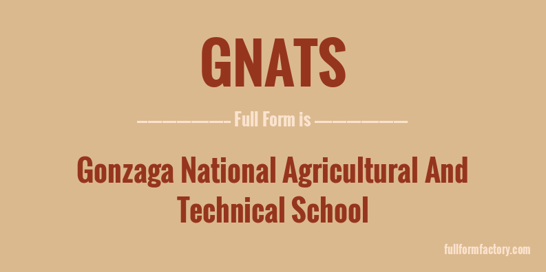 gnats-full-form