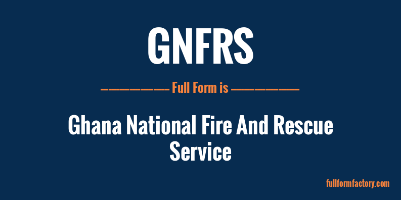 gnfrs-full-form