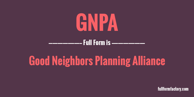 gnpa-full-form
