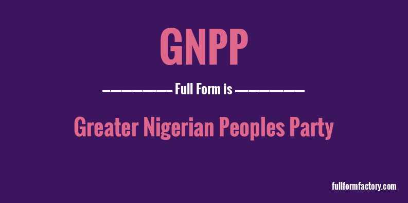gnpp-full-form