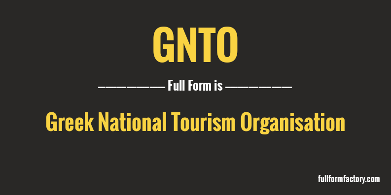 gnto-full-form