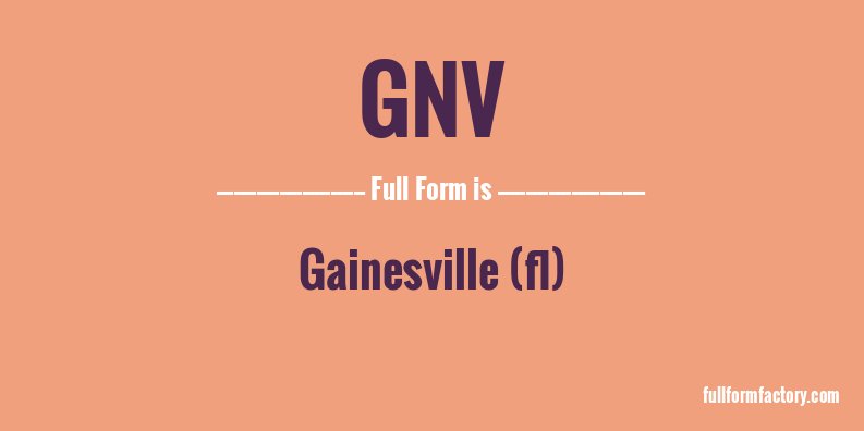gnv-full-form