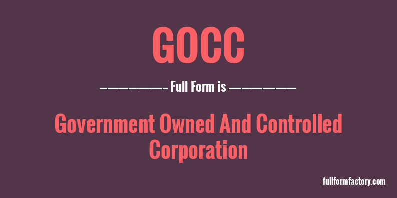 gocc-full-form