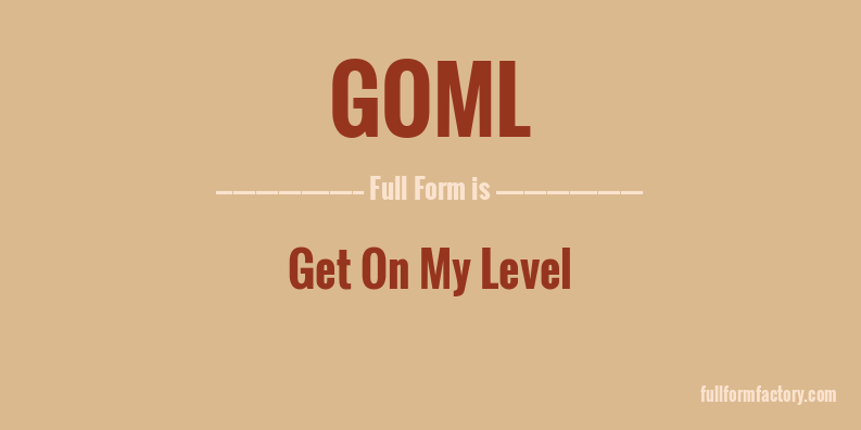 goml-full-form