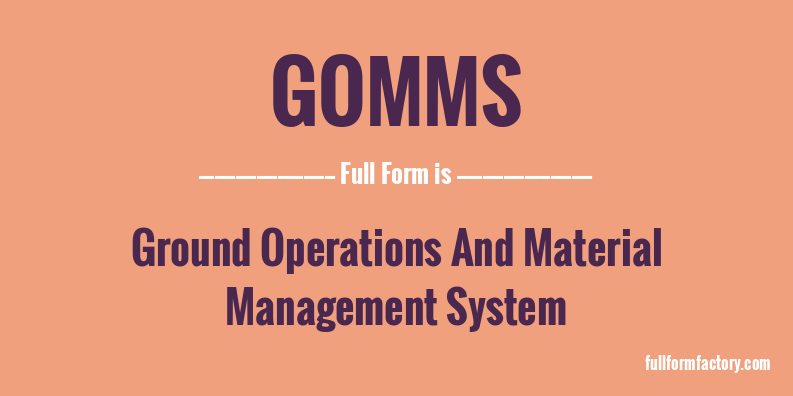 gomms-full-form