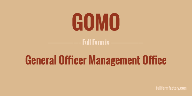 gomo-full-form