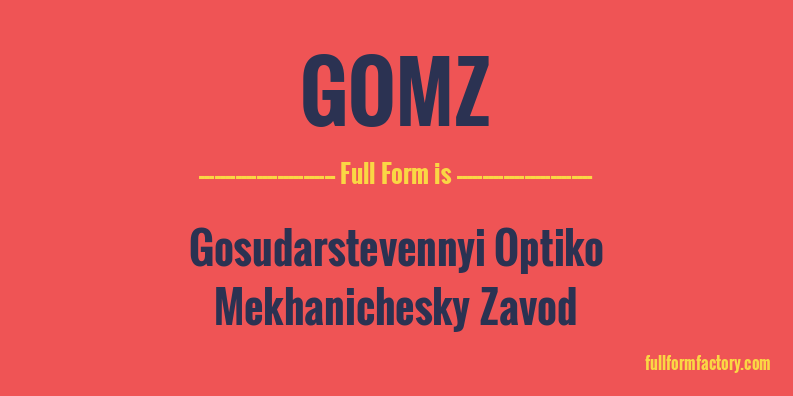 gomz-full-form