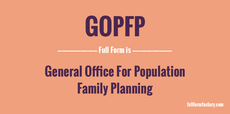 gopfp-full-form