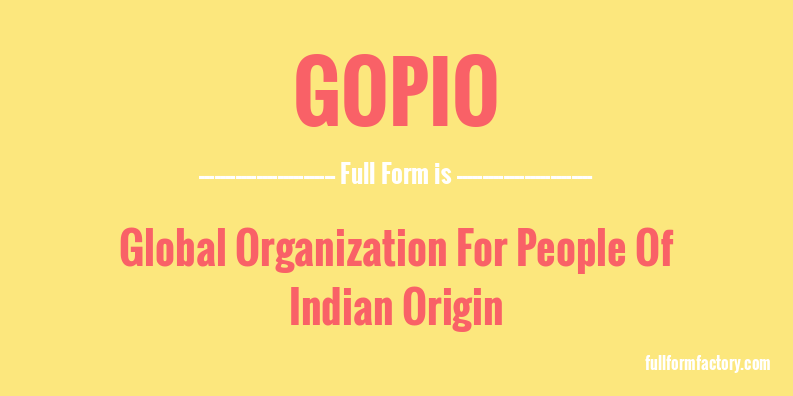gopio-full-form