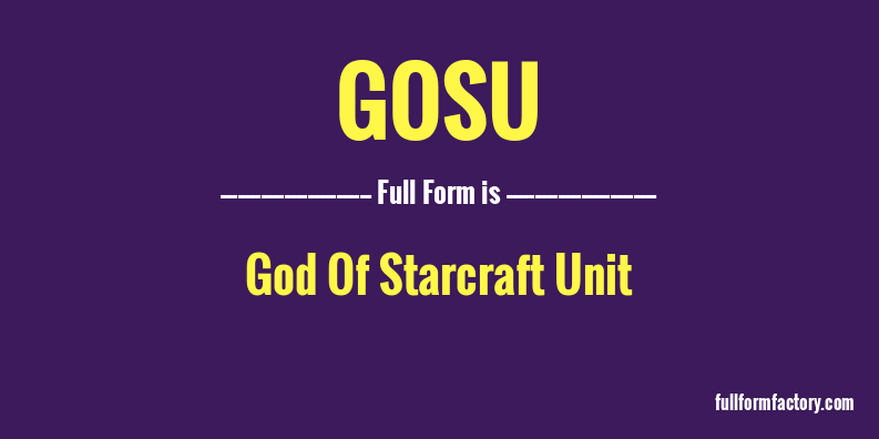 gosu-full-form