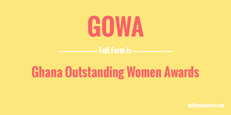 gowa-full-form