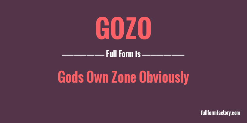 gozo-full-form