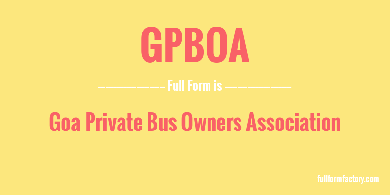 gpboa-full-form