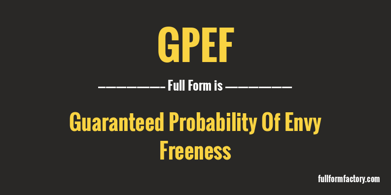gpef-full-form