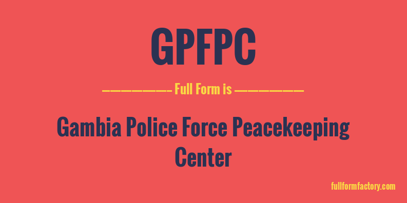 gpfpc-full-form