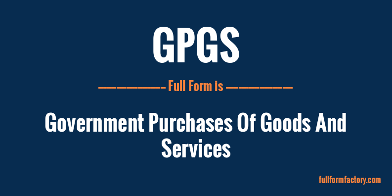 gpgs-full-form