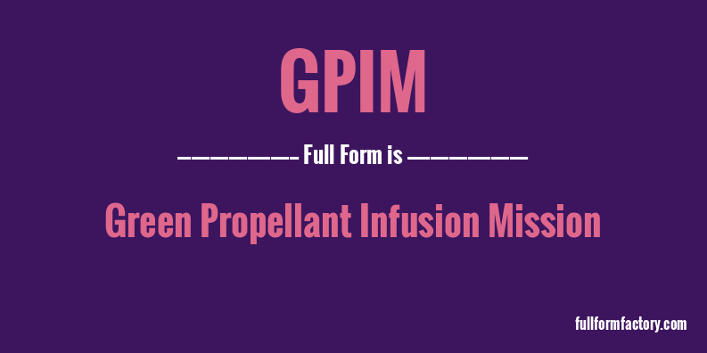 gpim-full-form