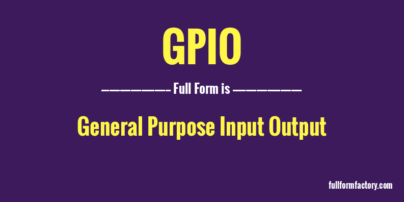 gpio-full-form