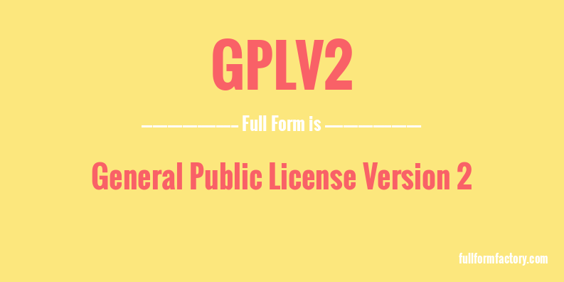 gplv2-full-form