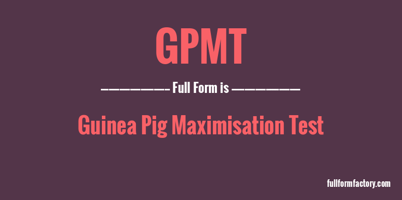 gpmt-full-form