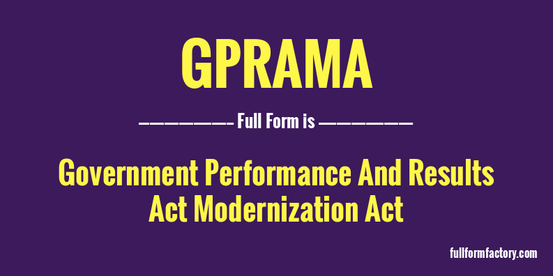 gprama-full-form