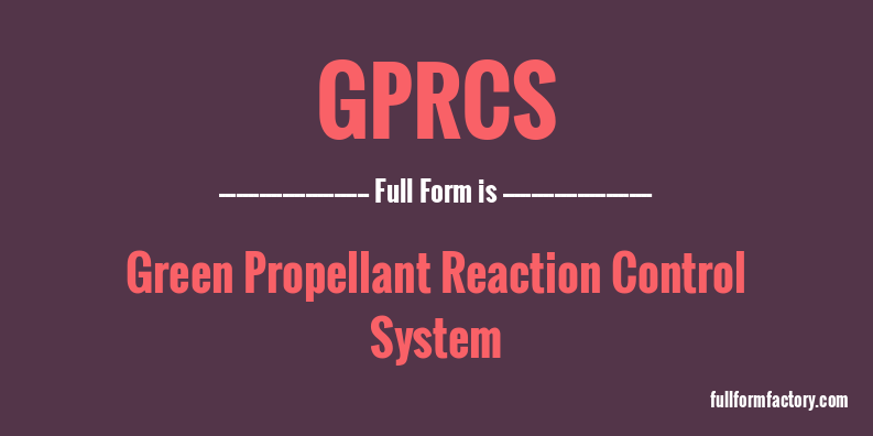 gprcs-full-form