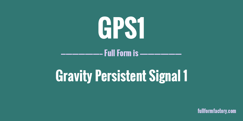 gps1-full-form